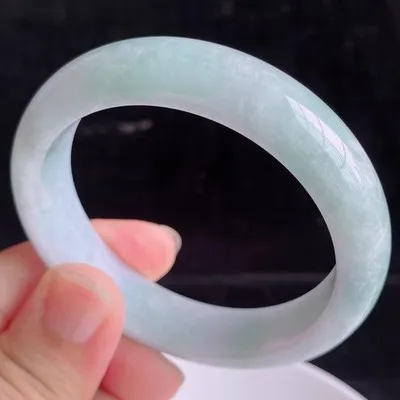 Ювелирные изделия zheru браслет из натурального бирманского нефрита 54 мм-62 мм