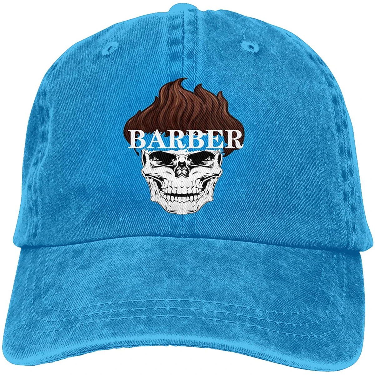 

Barber Shop Sports Denim Cap Adjustable Unisex Plain Baseball Cowboy Snapback Hat Sombreros De Mujer Y De Hombre.