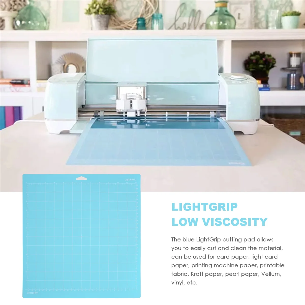 6 шт. коврик для резки Cricut Maker/Explore Air 2/Air/One (12X12 дюймов) стеганые коврики LightGrip синий