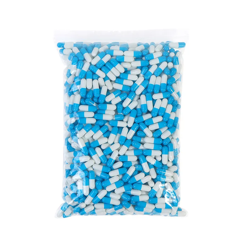 100Pcs Empty Hard Gelatin Capsule Medicine Capsule 0# 00# 1# Transparent Empty Pill Case