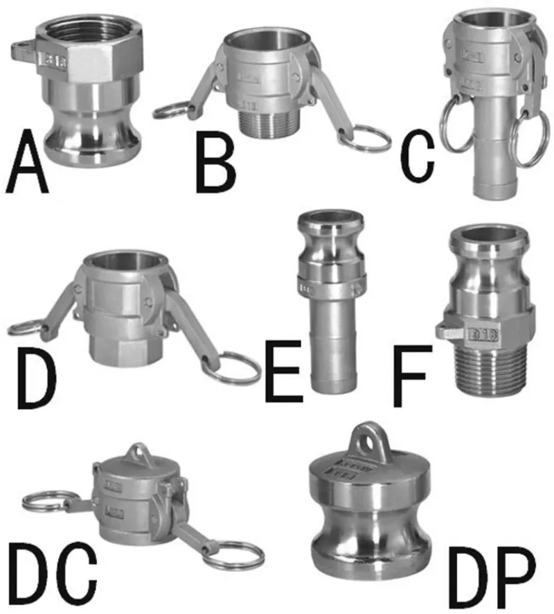 Фото Фитинг-адаптер Camlock из нержавеющей стали SS304/316 для домашнего пивоварения, быстроразъемный, с резьбой BSPT 1/2