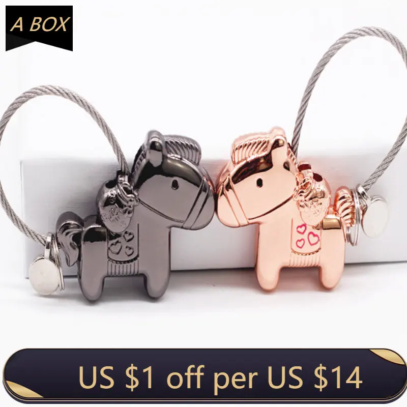 

Sweet Kiss Piggies Keychain With Magnetism Cute Kiss Pigs Couple Keychain Christmas Gifts Valentine's Love Token