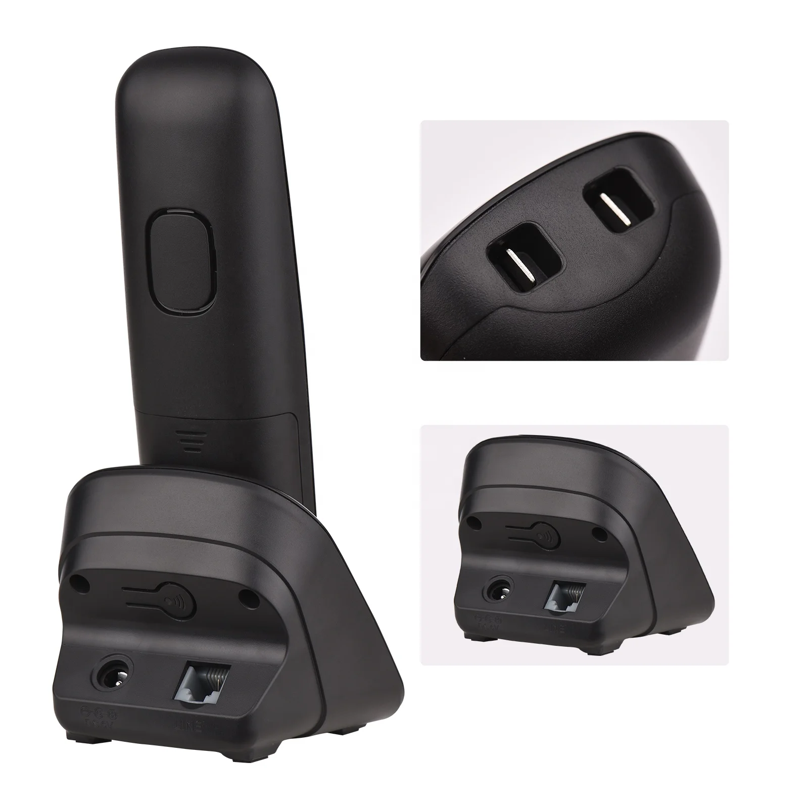 dect6 0 expandable cordless phone system with 3 lines lcd display caller id support 5 handsets landline telephone for office free global shipping