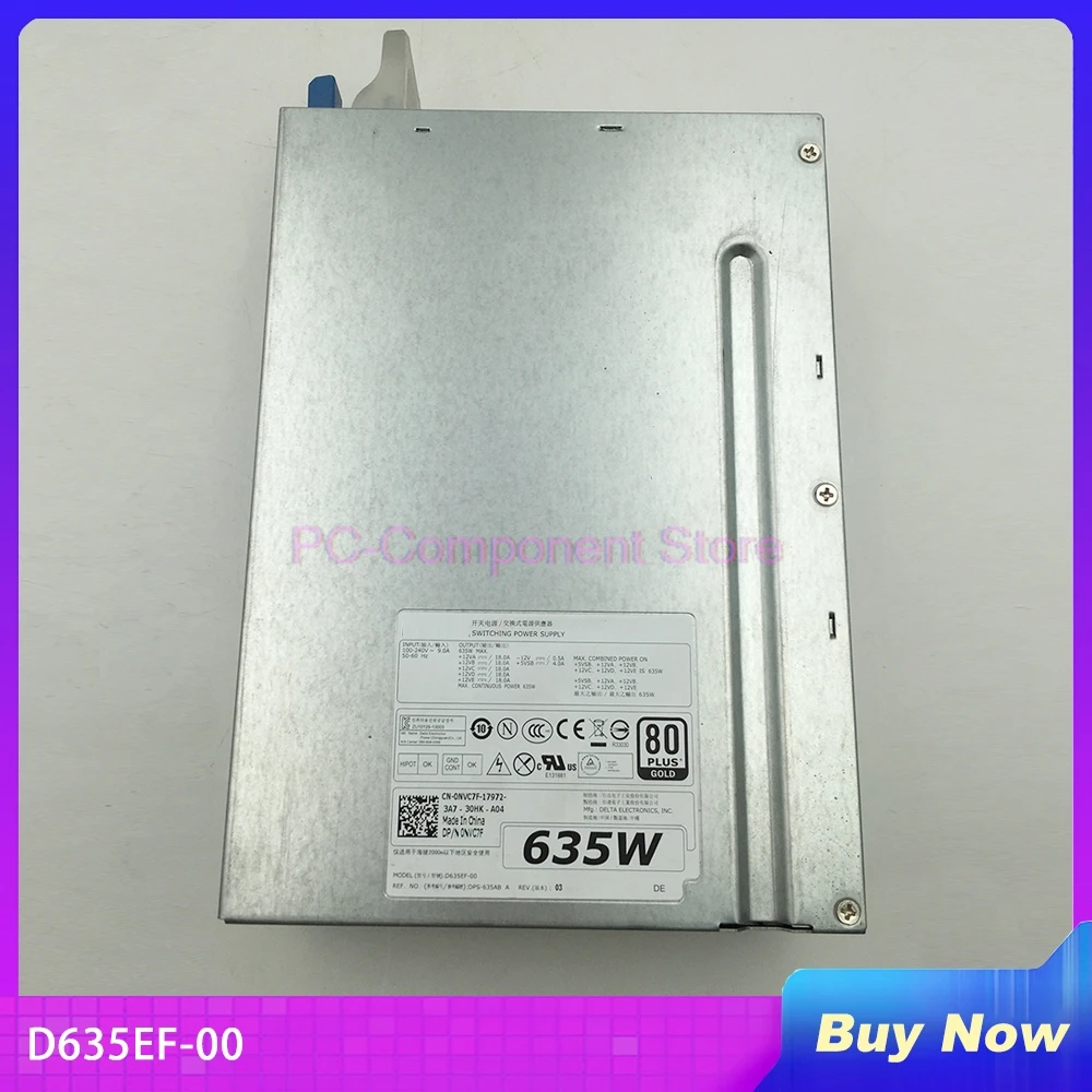 D635EF-00 для Dell T5600 T3600 635W источник питания рабочей станции NVC7F полностью