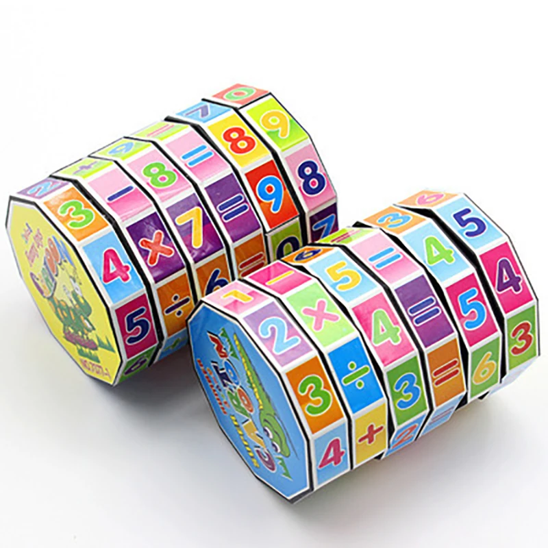 Детская игрушка Монтессори математические цифры волшебный куб