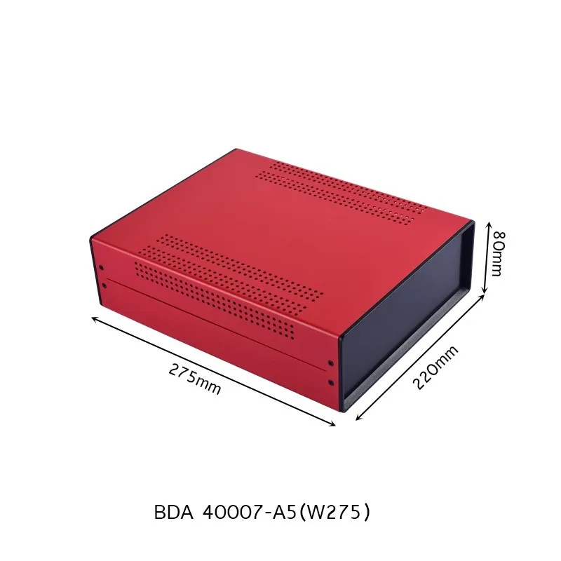 

275x220x80mm Electronic Housing Product Iron Enclosure Diy Iron Project Case Instrument Case Power Supply Junction Box