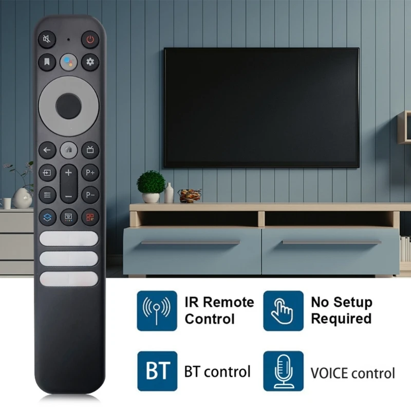 

Беспроводной контроллер с голосовым управлением для TCL RC902V FMR8 40S330 32S330