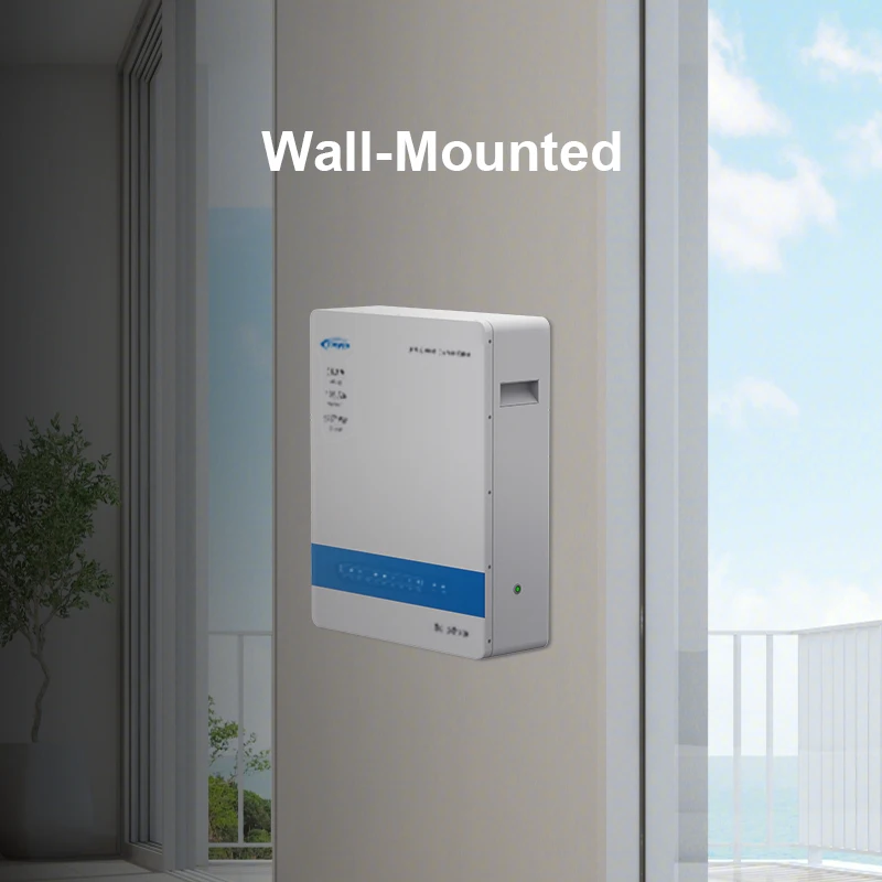 Epever 51.2V 100Ah 200Ah LiFePo4 Твердотельный аккумулятор 5 кВтч 10 Power Home Настенное крепление