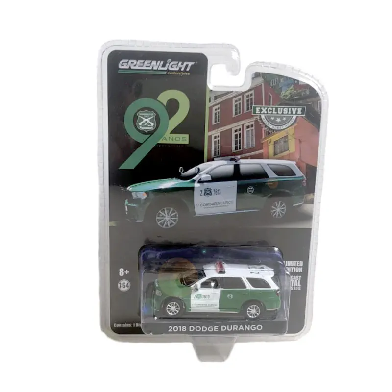 

Greenlight 1/64 Scale Diecast Car Toys 2018 DODGE DURANGO Police SUV Die-cast Metal Vehicle Model Toy For Boys Kids Collection