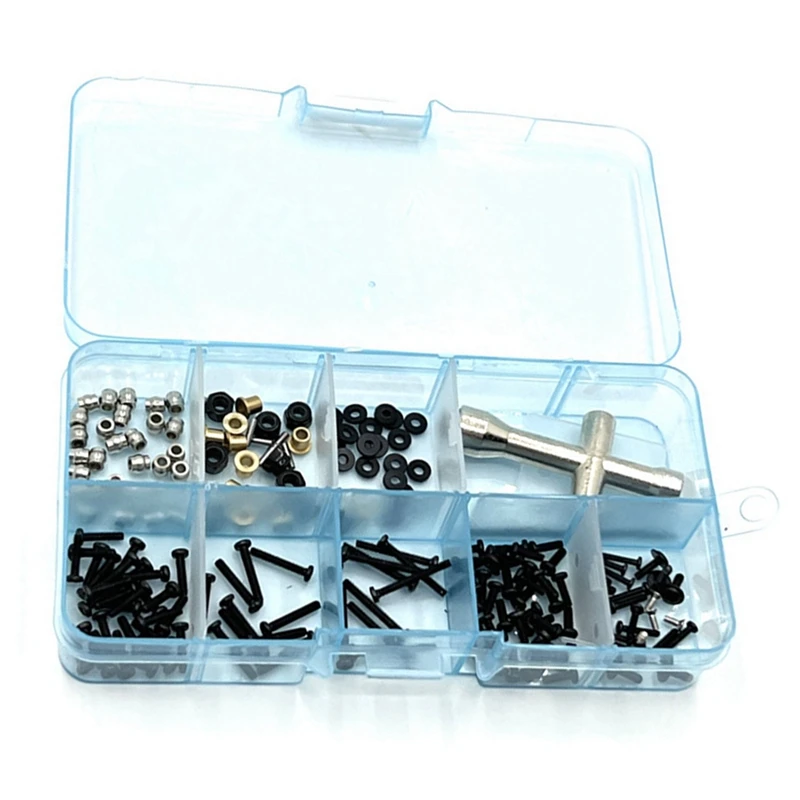 

M1.6 M2 Screws Fastener Kit Sleeve Hex Wrench Repair Tools For 1/18 FMS EAZYRC Rochobby RC Crawler Car Parts Accessories