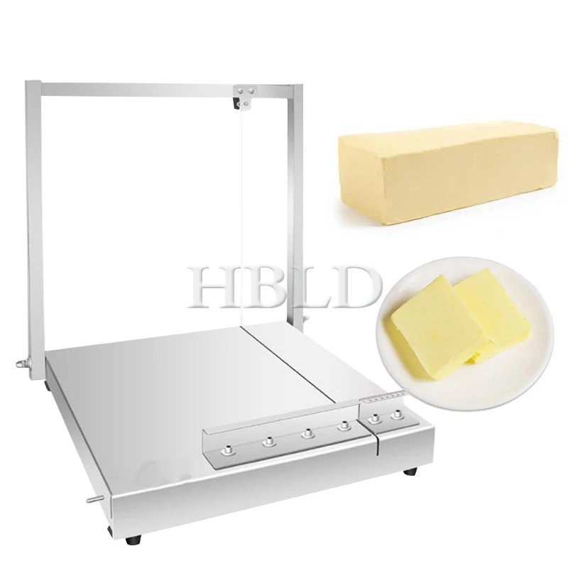 

304 Stainless Steel Cheese Block Slicer Butter Chocolate Cutting Machine