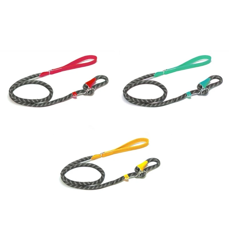 

C90D Pet Leash Outdoor Dogs Training Leash Medium Large Puppy Adjustable Nylon Leash