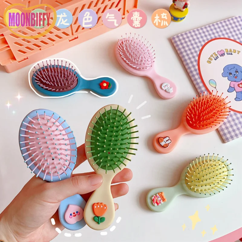 

2023 Kids Hair Comb Baby Boys Girls Cute Cartoon Hair Comb Hair Brush Child Portable Anti-static Comfortable Head Massager Combs