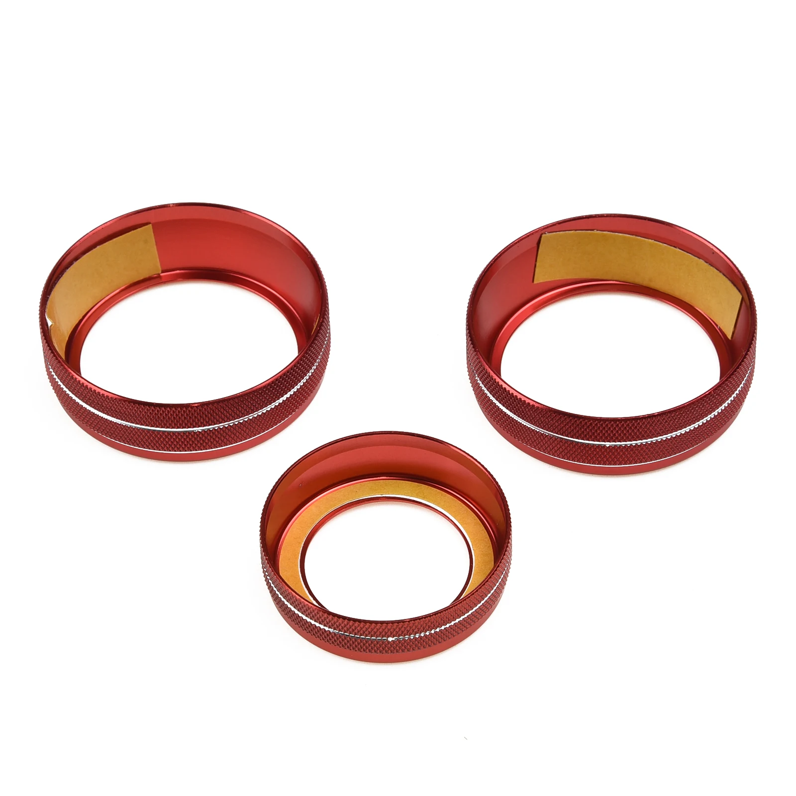 

3pcs Alloy Air-Condition Button Trim Cover For Mercedes For Benz A B CLA GLA Class Car Decorative Cover