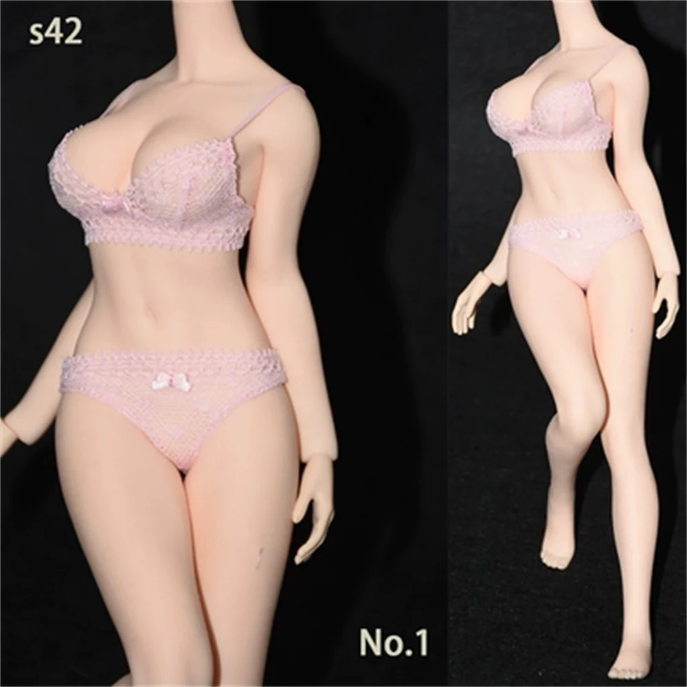 

1/6 Female Clothes Lace Lingerie Bra Underwear Women CLothing Suit For 12 Inch Action Figure TBleage Body S42 Model DollToys