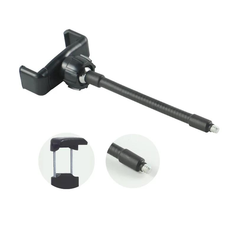 Штатив-монопод для телефона портативный держатель-клипса с шлангом iPhone 12