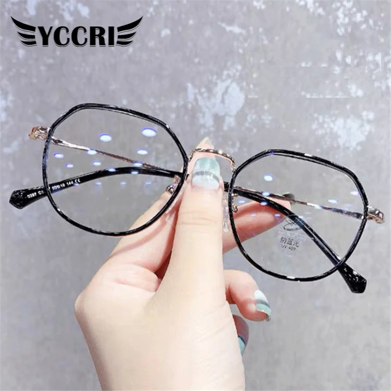 

Black Frame Myopia Glasses Women's Anti Blue Light Reading Glasses Degrees 0 To - 6.0