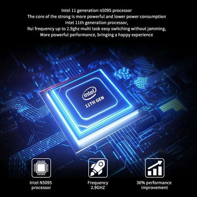 BEEX 15.6 inch Fingerprint Boot Intel N5095 Windows 10 DDR4 16/12GB Ram 128/256/512GB SSD 2.4G/5.0G Wifi Bluetooth Gaming Laptop 2