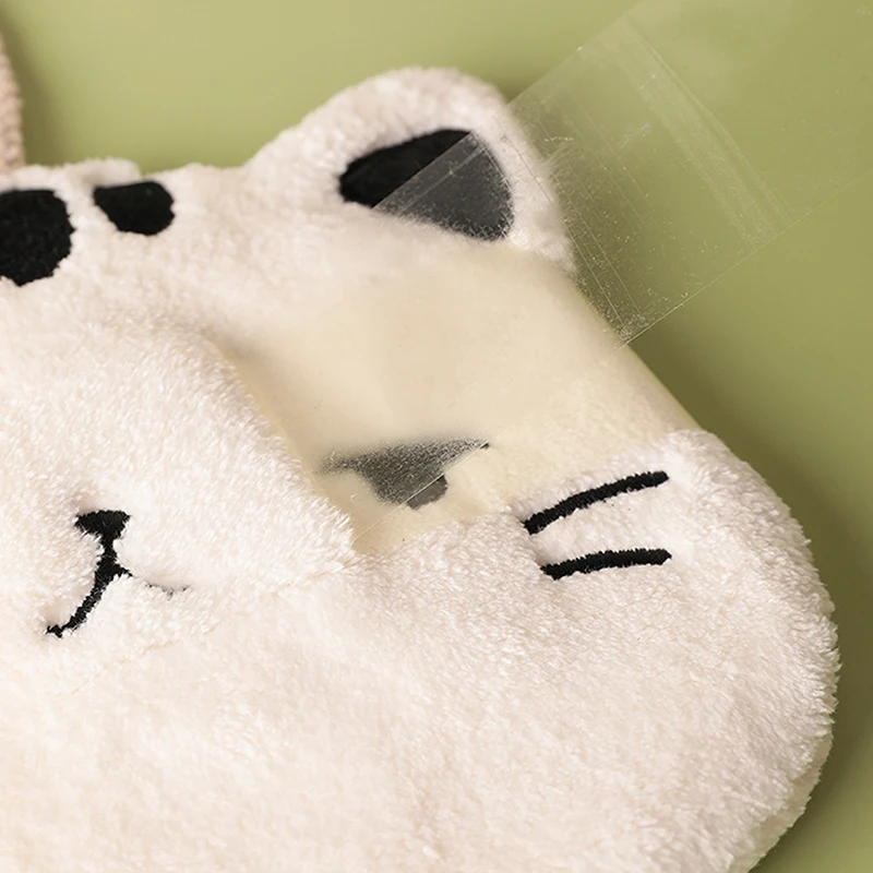 Впитывающее милое подвесное розовое бархатное маленькое полотенце для ванной и