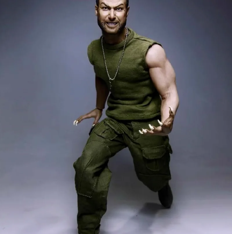 

1/6 Scale Soldier Accessories Army Green Vest+ Pants Model for 12'' Figure