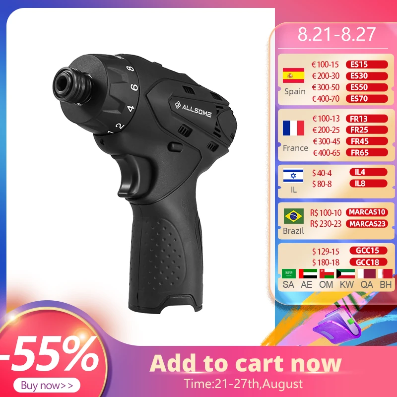 12V Cordless 1/4 in. Compact 2-Speed Impact Driver - Tool Only