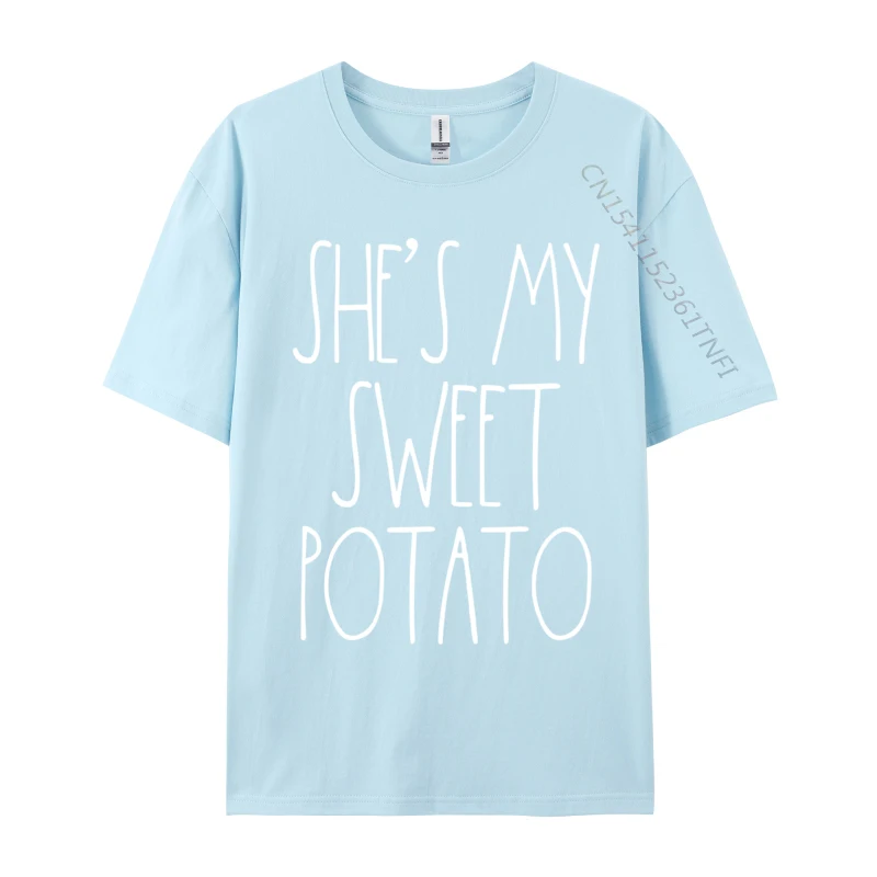 Мужская хлопковая футболка Shes My Sweet картофель I Yam Set популярная Повседневная для