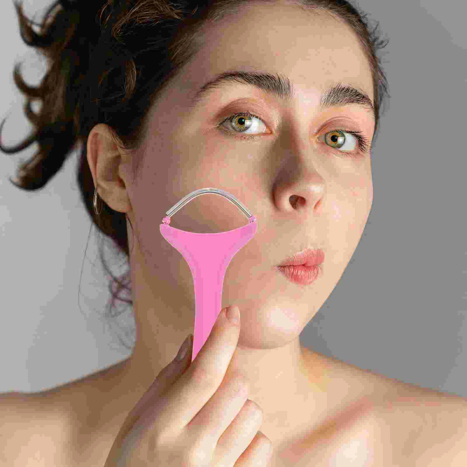 

Hair Facial Remover Face Spring Epilator Manual Tool Threading Removal Cleaner Trimmer Upper Lip Applicator Mustache Rollerstick