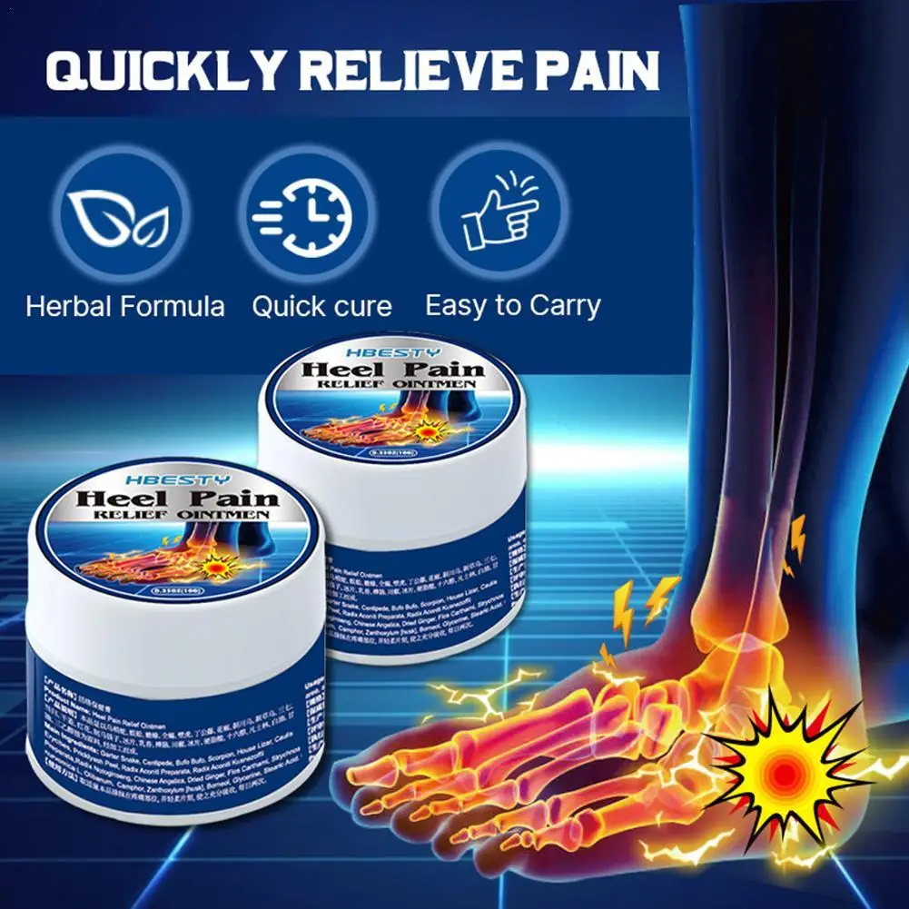 

5/3/1pcs Heel Pain Relief Cream Foot Pain Ointment Rheumatoid Arthritis Herbal Ointment Sprained Waist Foot Bone Spur Health Car