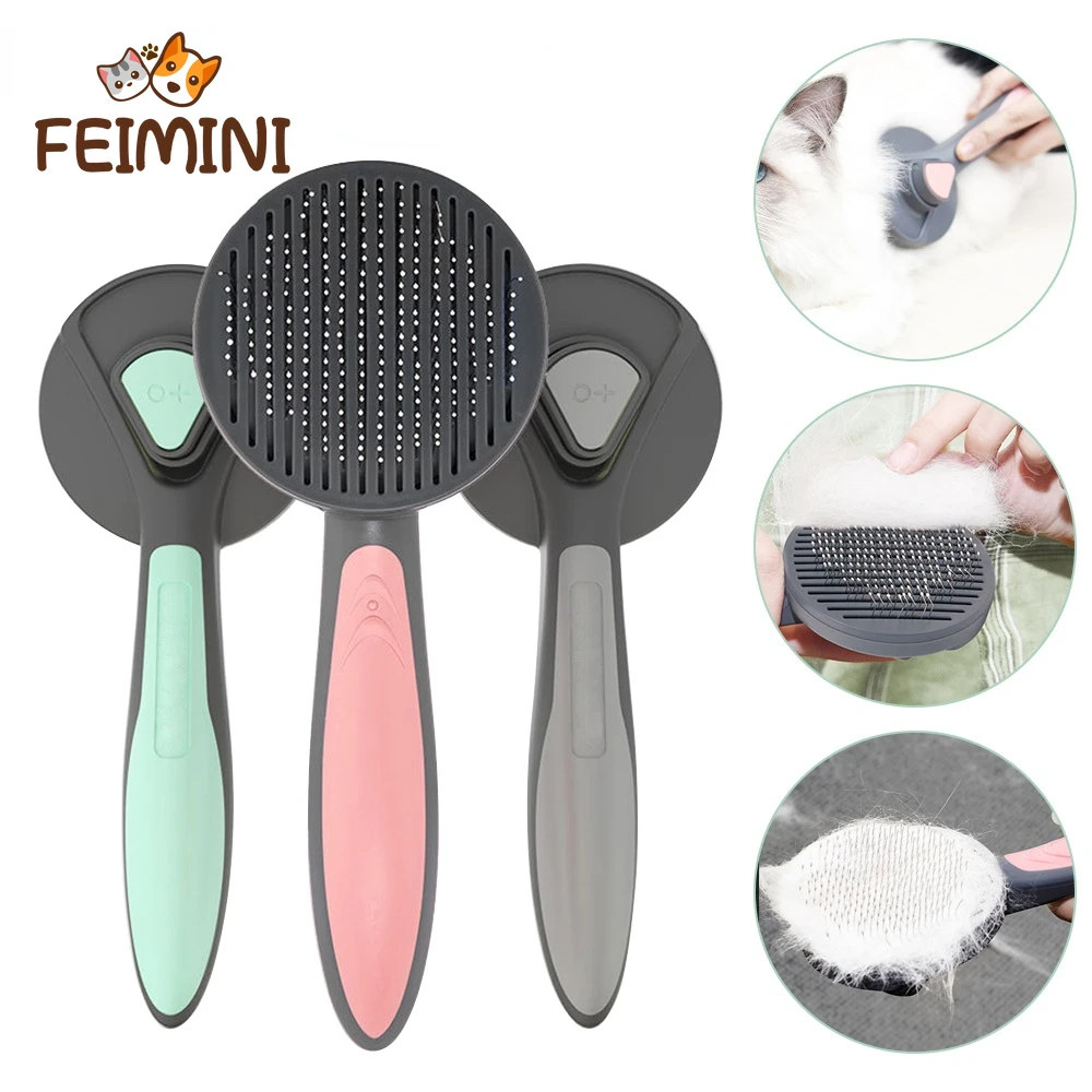 

Гребень для кошек и собак FEIMINI, специальный гребень для кошек, аксессуары для чистки и красоты