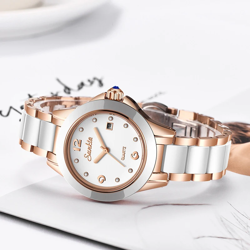 2023 Fashion Ladies Wrist Watches Dress Watch Women Luxury Watches Stainless Steel Silver Elegant Clock Women Wristwatch Female