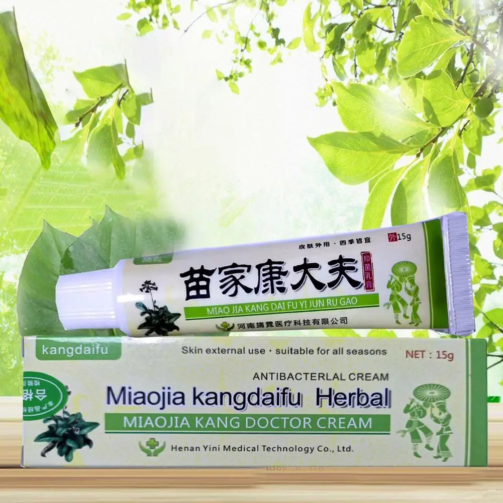 

Non-irritating Antibacterial Ointment Portable Anti-itch Cream Easy to Absorb Eczema Remove Hand Foot Skin Treatment Cream