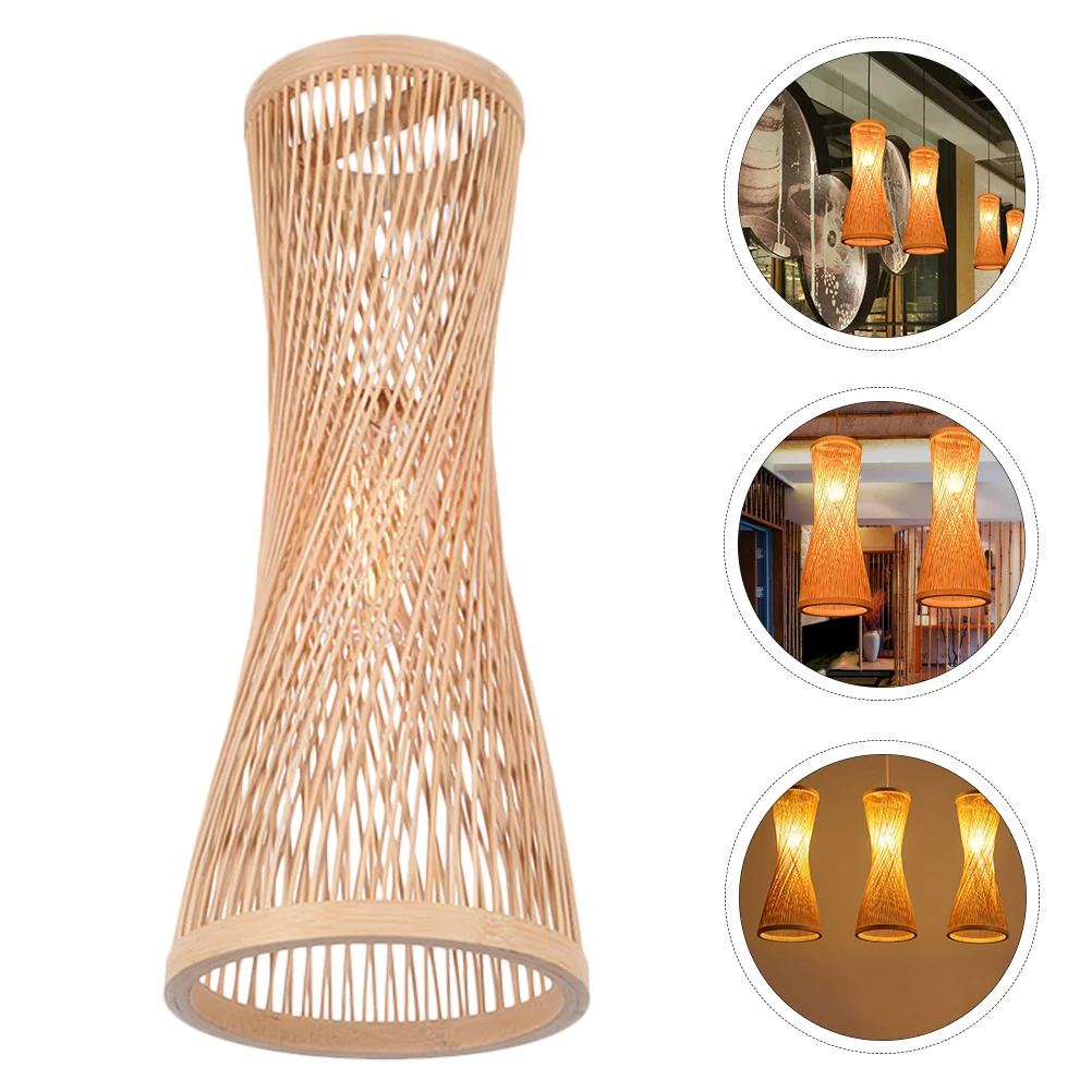 

1 шт. подвесной светильник в китайском стиле, креативная бамбуковая люстра с одной головкой для дома
