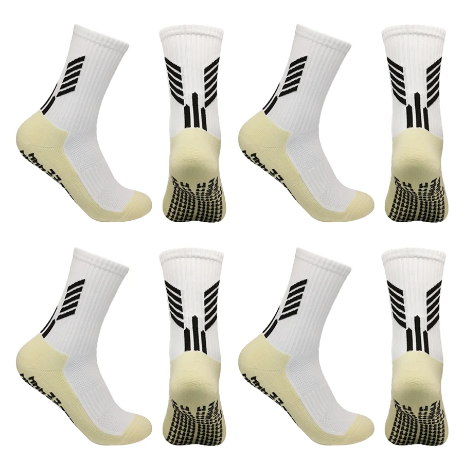 4 пары Нескользящие дышащие спортивные носки для мужчин и женщин