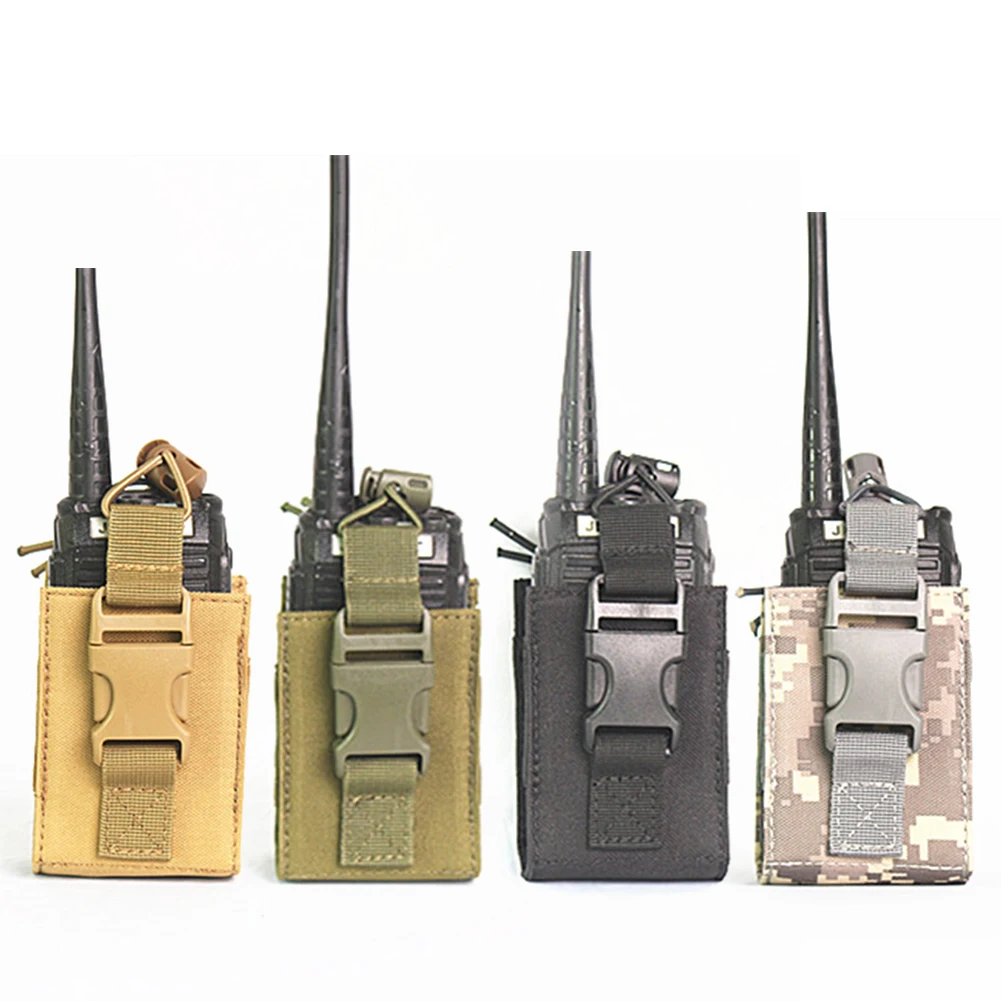 

Outdoor Molle Radio Pouch Waterproof Security Walkie Talkie Bag Interphone Storage Bag Good Abrasion Resistance Adjustable