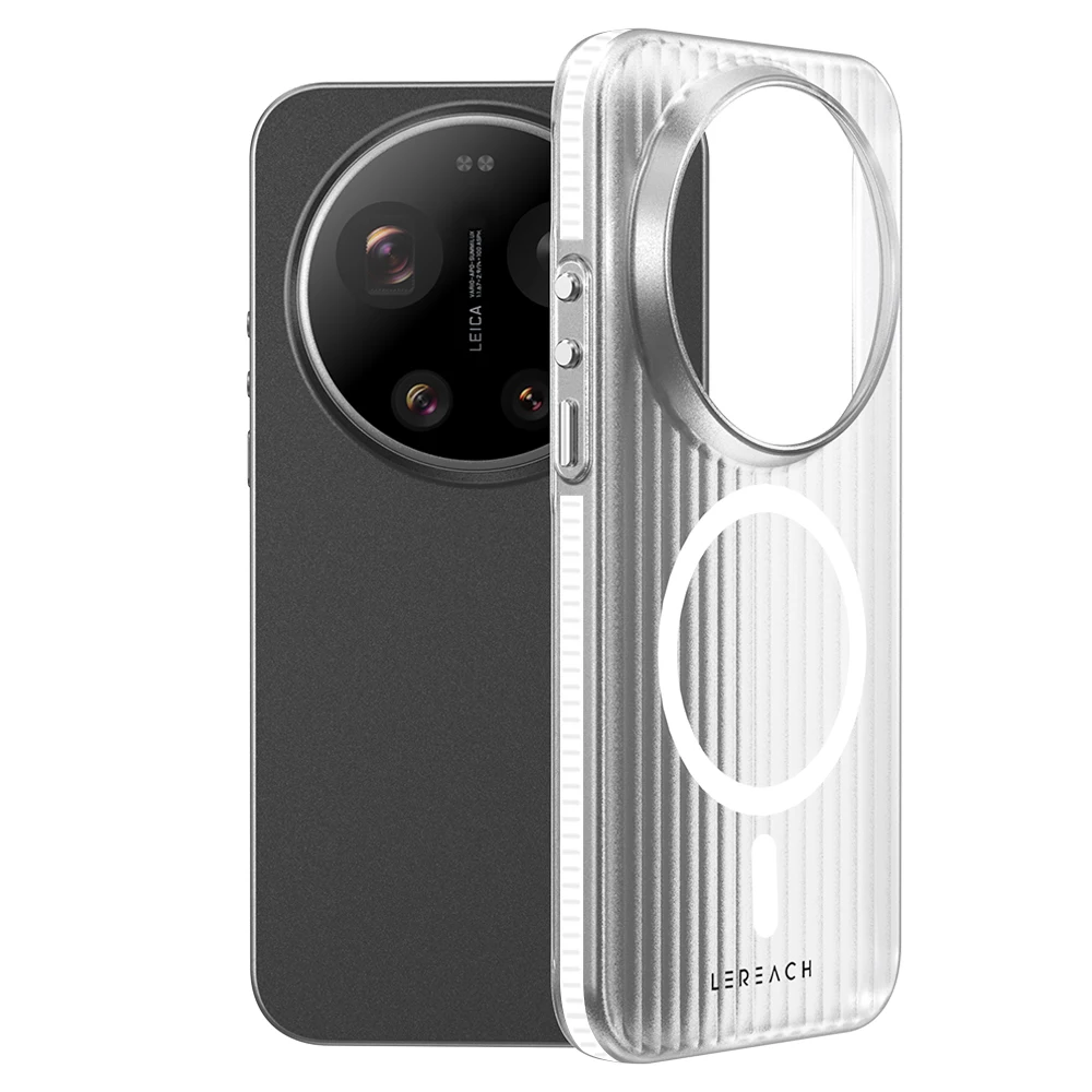 Чехол LeReach TOC ICICLE для Xiaomi 17 Ultra 5G, магнитный, матовый, 3D, с противоскользящими боковыми захватами, защита задней панели на уровне микрон (art.: 3920da09f2602) - 3920da09f2602