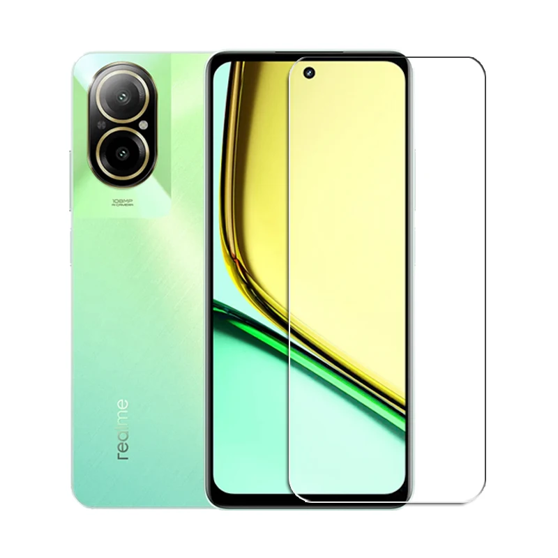 Полноразмерное стекло для Realme C67 закаленное защита экрана Защитная пленка