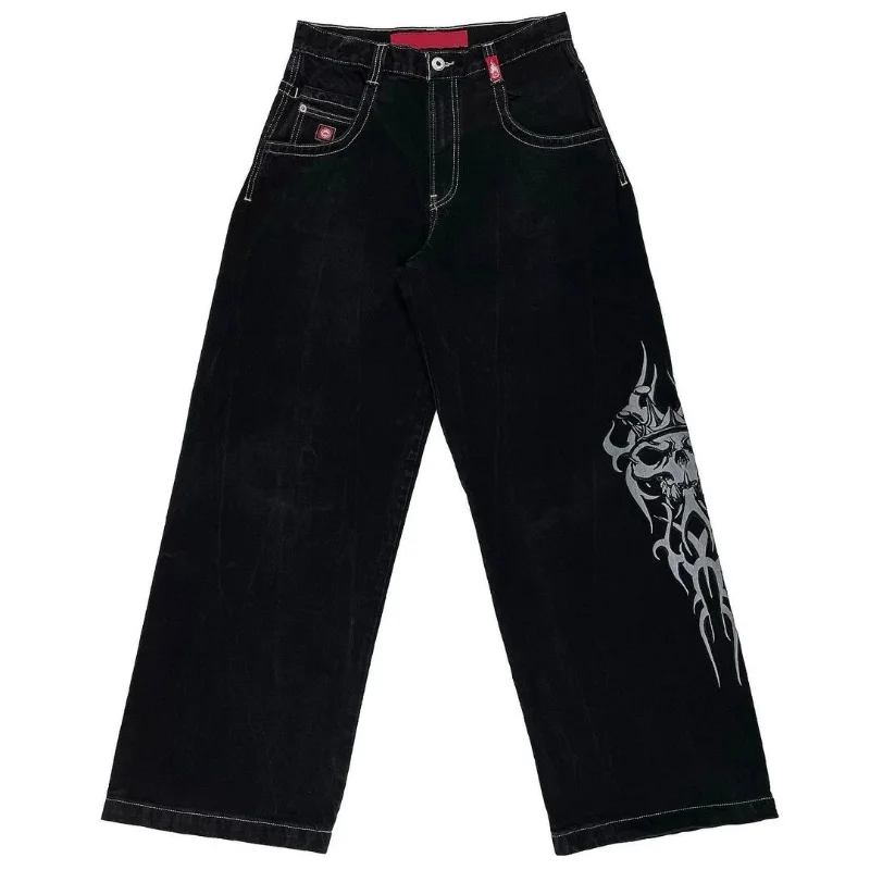 

Y2K baggy pants women Harajuku Hip Hop Gothic black pants Street Wide Leg Pants Women New Casual Loose Rock Pants Women pants