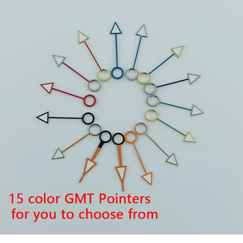 Серебряный чехол для часов GMT 40 мм подходит движения NH34 логотип на заказ