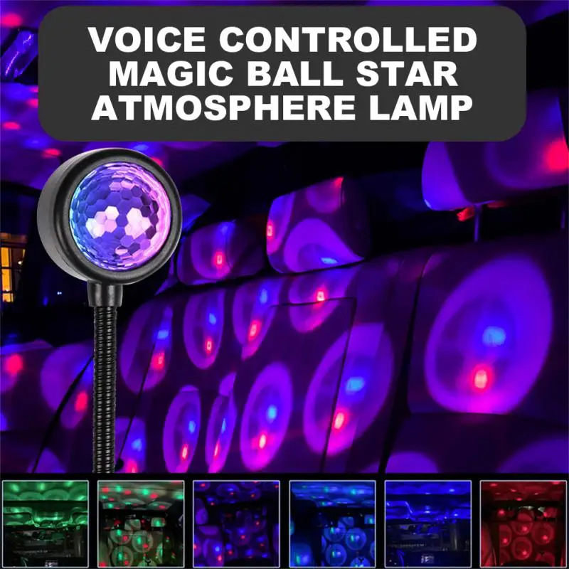 

Mini Room Decorations Lamp Sound Activated Rotating Disco Ball Strobe Light Rgb Multi Color Usb Mini Disco Ball Lights Wholesale