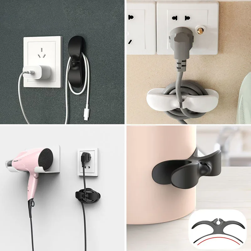 5 шт. зажимы для кабелей питания