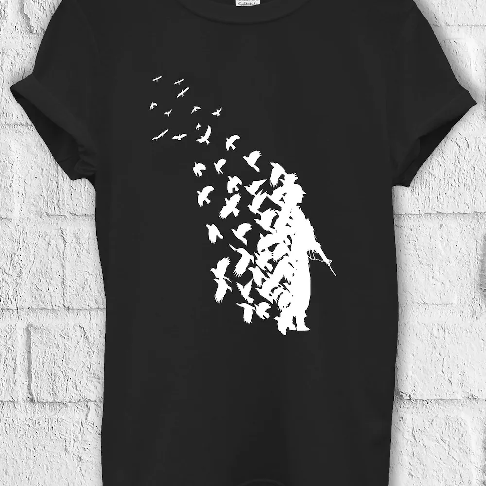 Banksy Soldier мирные голуби Футболка Пуловер для бейсбола Baggy 656
