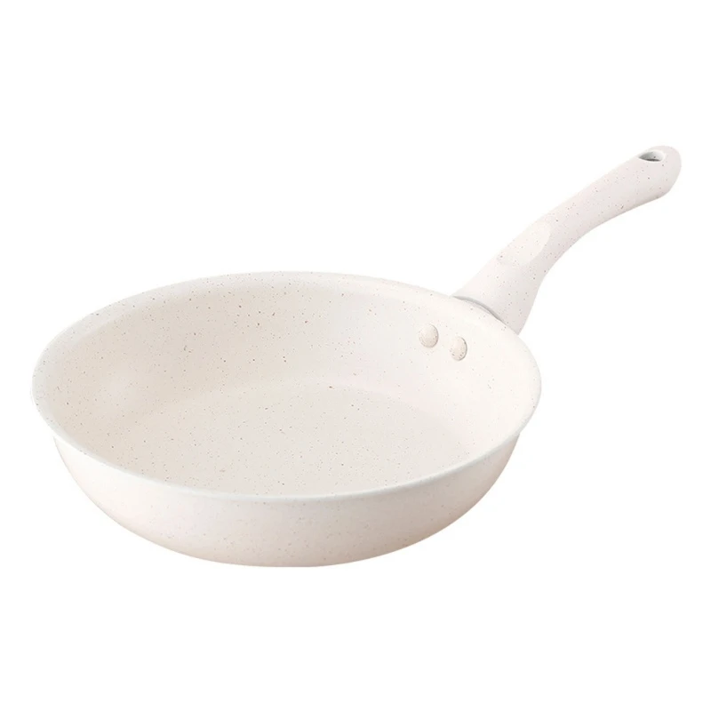 

Flat Bottom Cooking Pan Nonstick Frying Pan Ceramics Coating Pan Healthy Cookware for Electric and Induction Cooktops