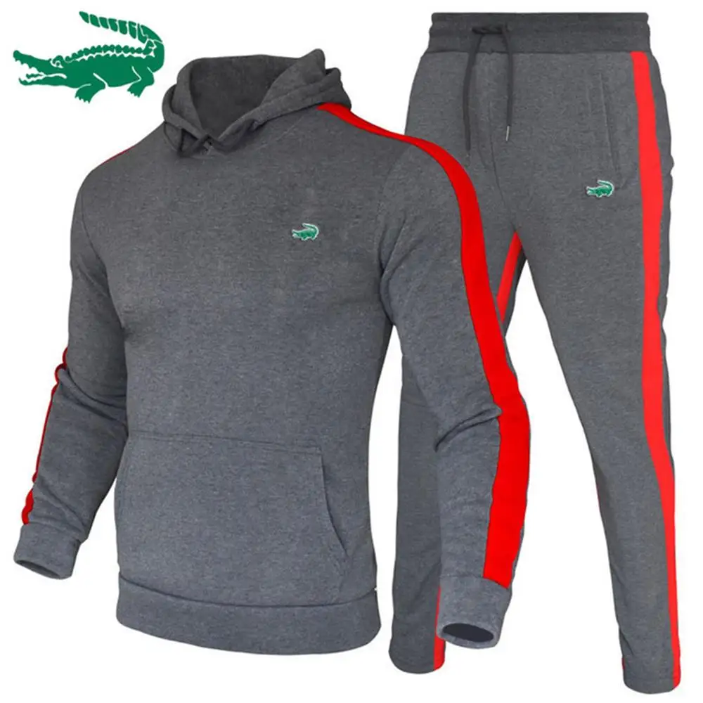 Men's sportswear hoodie set 2023 Spring New+pants two-piece hip-hop street sports set
