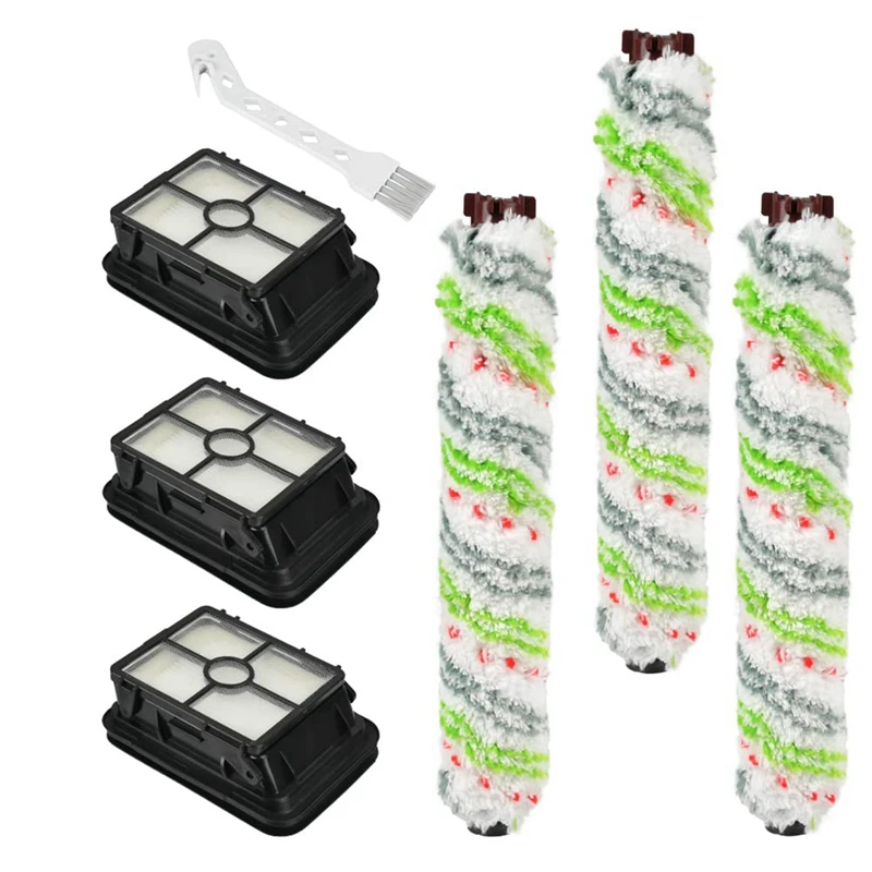 

Practical Boutique Replacement Roller Brush Hepa Filter Kit For Bissell Crosswave 1785 17132 Series Robot Vacuum Cleaner Accesso