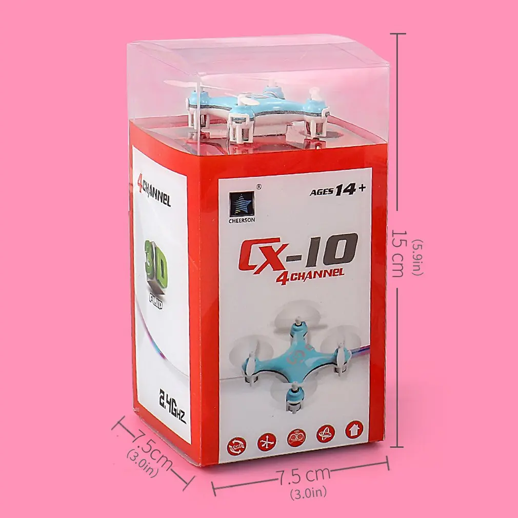 

CX-10 Mini 2,4g 4CH Радиоуправляемый квадрокоптер вертолет Дрон светодиодный для детей игрушки Рождественский подарок Радиоуправляемый Дрон