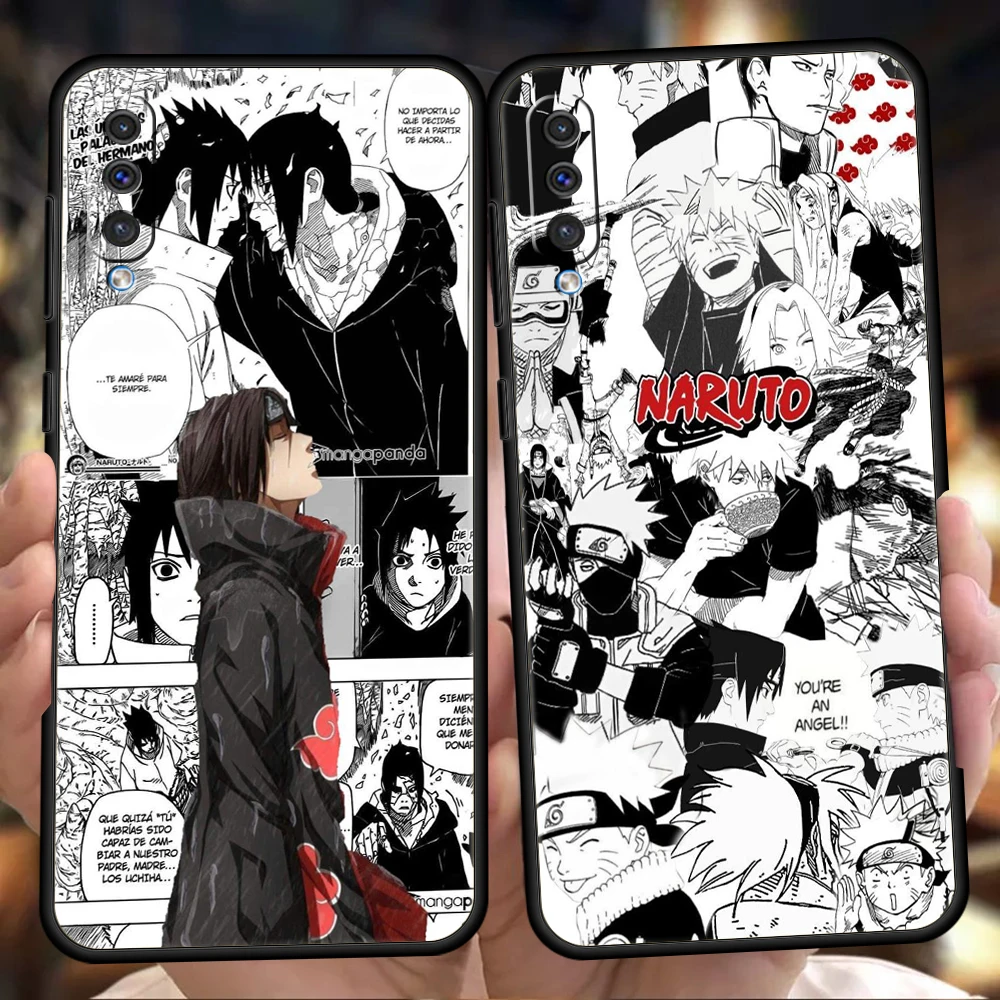 

Anime Naruto Comics Phone Cover Case For Samsung Galaxy A53 A73 A33 A22 A13 A12 A10 A10S A52 A70 A50 A20 5G Luxury Silicon Shell