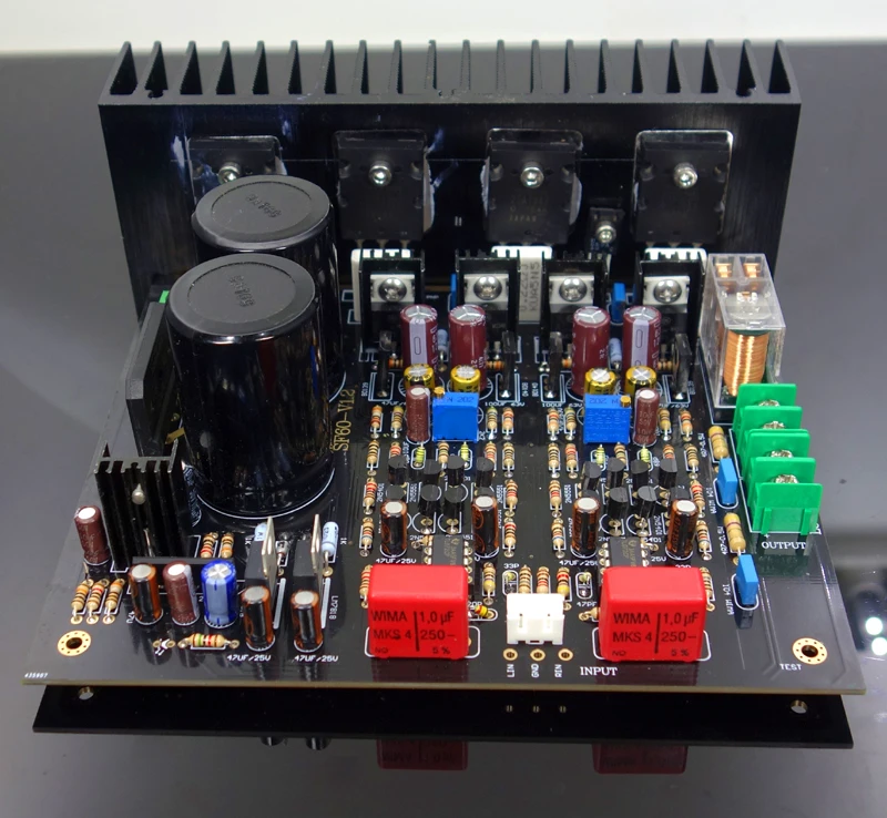 

Weiliang M4 Imitation Of The British Seddon Circuit Sf60 Dual Channel 150w*2 Stereo Amplifier Super Lm3886 Tda7293