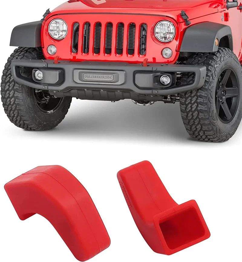 Для Jeep Wrangler JK JL Gladiator JT 2007-2023 + чехлы для фаркопа переднего бампера защита