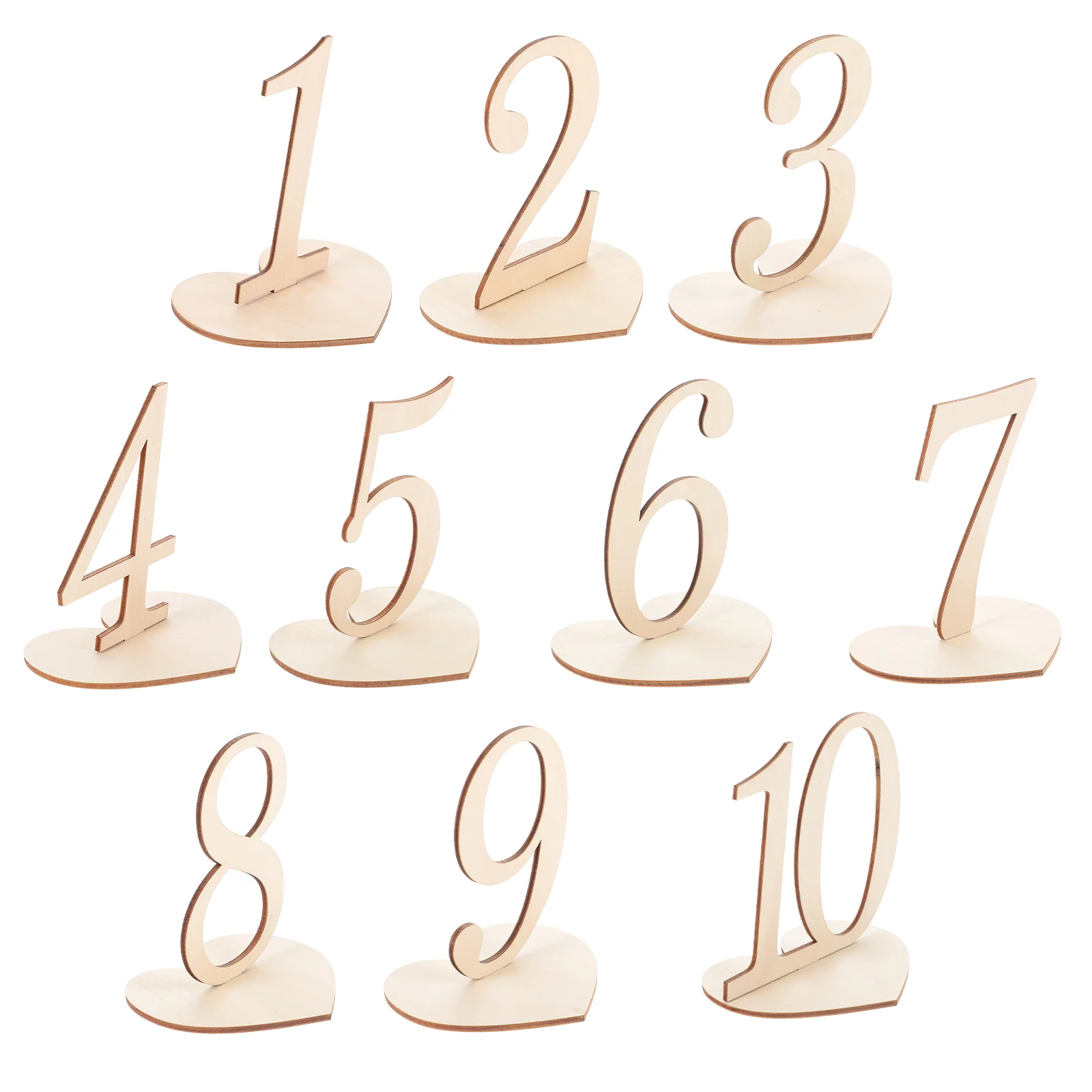 

Table Numbers Wedding Number Place Sign Wooden Reception Signs Restaurant Reservedcard Holderssided Double Tent Weddings