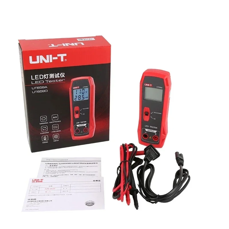 UNI-T UT659D Тестер светодиодных ламп полное напряжение (85 В ~ 265 50 Гц 60 Гц) входная